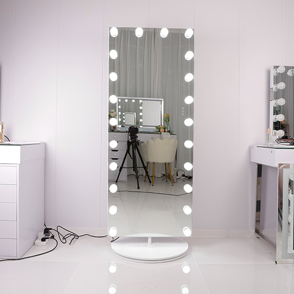  Led Hollywood Mirror PRO цял ръст с въртяща се основа 160x65cm-6900225