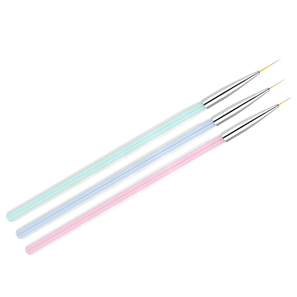 Nail Art brush set  3 pcs-0147277 NAIL ART BRUSHES