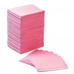 Disposable towels Three-layer pink box 125 pcs - 1080812 OTHER CONSUMABLES-NAILS FORMS-TIPS-EDUCATIONAL MATERIAL