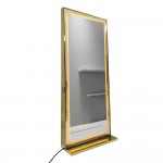 Privilege Full Length Salon Mirror Led Light  Gold-6991203 WAITING-RECEPTION & HAIRDRESSING CONSOLE-MIRRORS