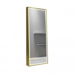 Privilege Full Length Salon Mirror Led Light  Gold-6991203 WAITING-RECEPTION & HAIRDRESSING CONSOLE-MIRRORS