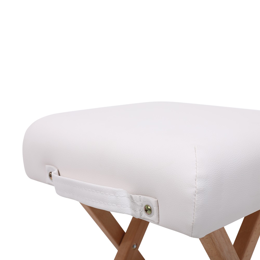 Work stool for massage White-9030121 STANDARD BEDS - PORTABLE BEDS