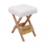 Work stool for massage White-9030121 STANDARD BEDS - PORTABLE BEDS