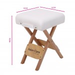 Work stool for massage White-9030121 STANDARD BEDS - PORTABLE BEDS