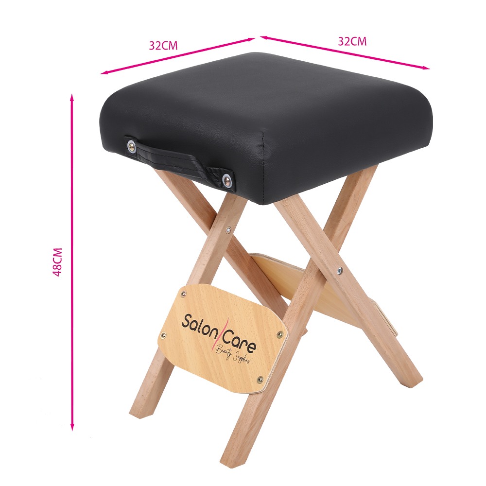 Work stool for massage Black-9030122 STANDARD BEDS - PORTABLE BEDS