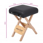 Work stool for massage Black-9030122 STANDARD BEDS - PORTABLE BEDS