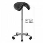 Barber & cosmetic stool  Max Height  black color - 0104101