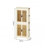 Vanity Storage Station Beige 65*42*145cm - 6930385 COSMETIC STORAGE BOXES