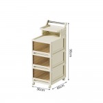 Vanity Storage Station 3 чекмеджета Голямо бежово 49*36*98cm - 6930350