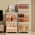 Professional Storage Station 3 Layers Beige 41*34.5*104cm - 6930372 COSMETIC STORAGE BOXES