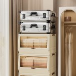 Vanity Storage Station 3 Layers Beige 61*45.8*110.4cm -6930354 COSMETIC STORAGE BOXES