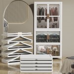 Professional Storage Station White 64.5*41.5*145.9cm - 6930391 COSMETIC STORAGE BOXES