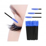 Profico disposable eyelash brushes 50pcs. Blue-Black - 3280441