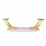 Manicure arm rest with a space for a lamp Light Pink-Gold -6961101
