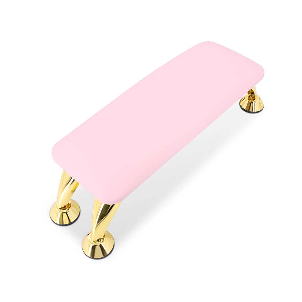 Manicure arm rest with a space for a lamp Light Pink-Gold -6961101