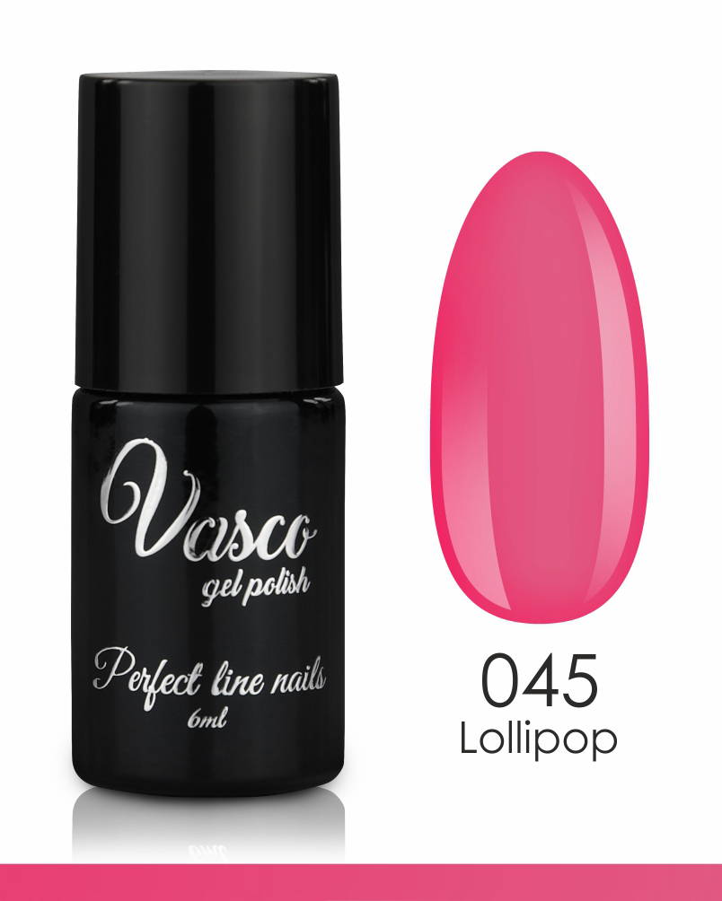 Vasco semi-permanent varnish 045 lollipop 6ml - 8110045 VASCO GEL POLISH ALL COLOR CHART