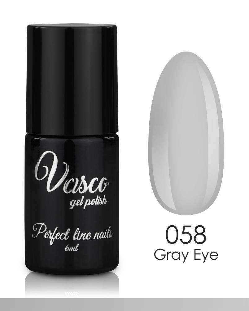 Vasco semi-permanent varnish 058 gray eye 6ml - 8110058 VASCO GEL POLISH ALL COLOR CHART